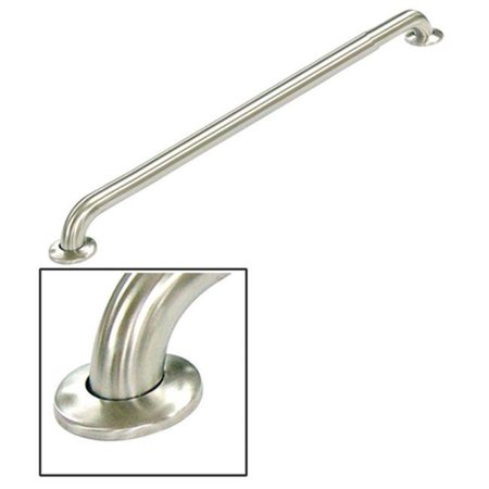 FURNORAMA 18 Inch Concealed Flange Ada Grab Bar - Stainless Steel FU650603